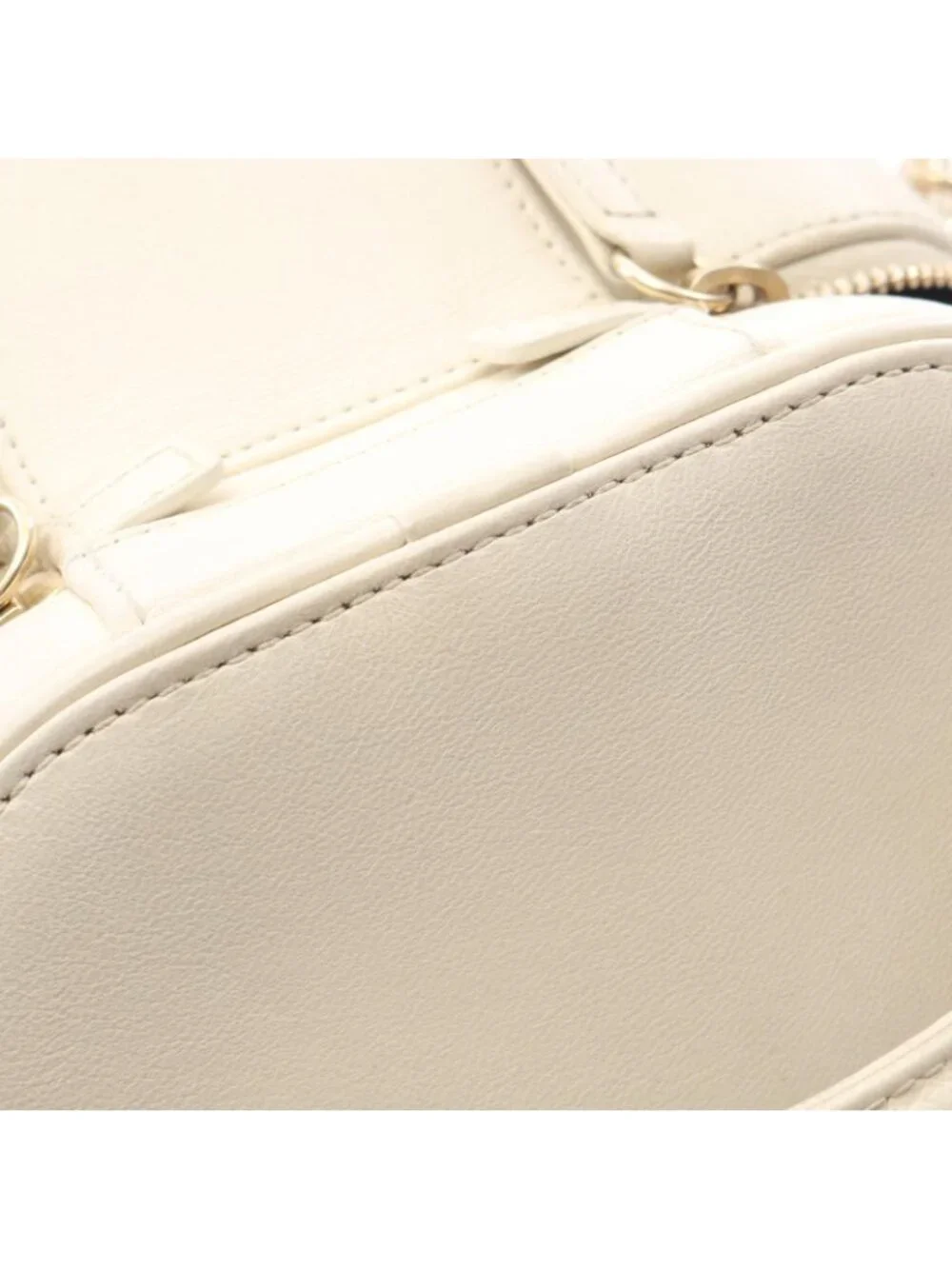 Chanel Handbag CC Logo 2-Way AS White Lambskin CC Vanity Chain Shoulder